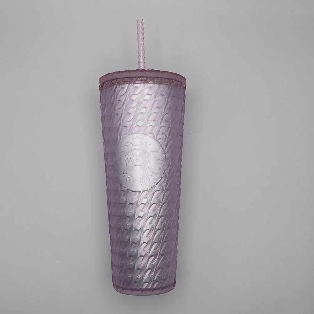 Starbucks Tumbler 24 oz 2024 Light Pink Matte Chainlink Venti Cold Tumbler‎ NEW